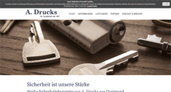 Desktop Screenshot of drucks-dortmund.de